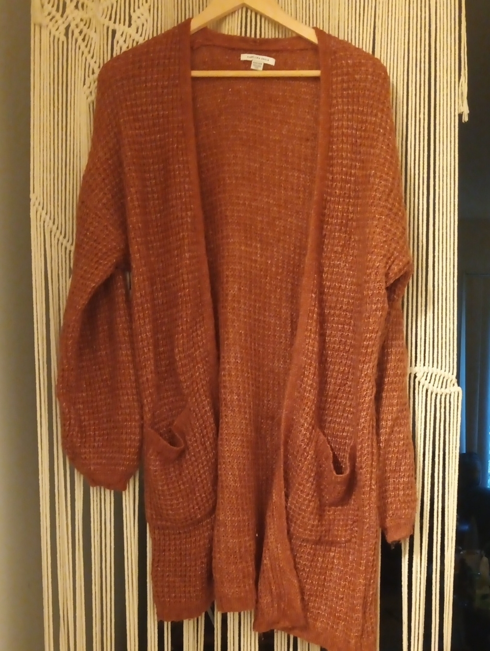 Burnt Orange Cardigan From American Eagle Size Extra Small